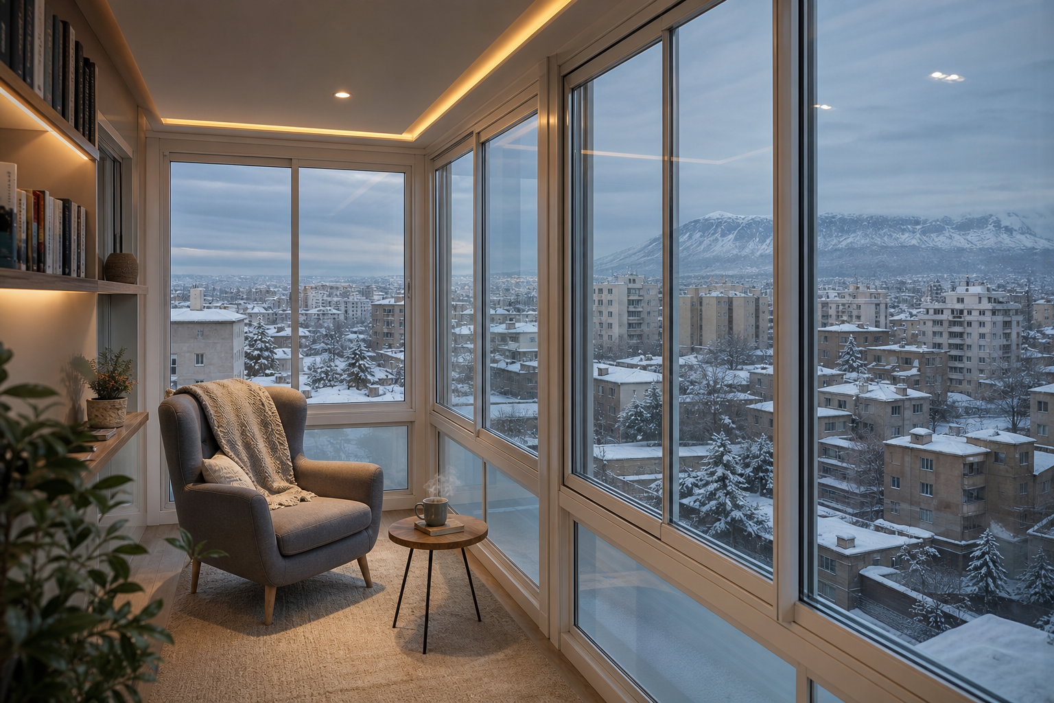 Isıcamlı cam balkon - kış aylarında konforlu kullanım