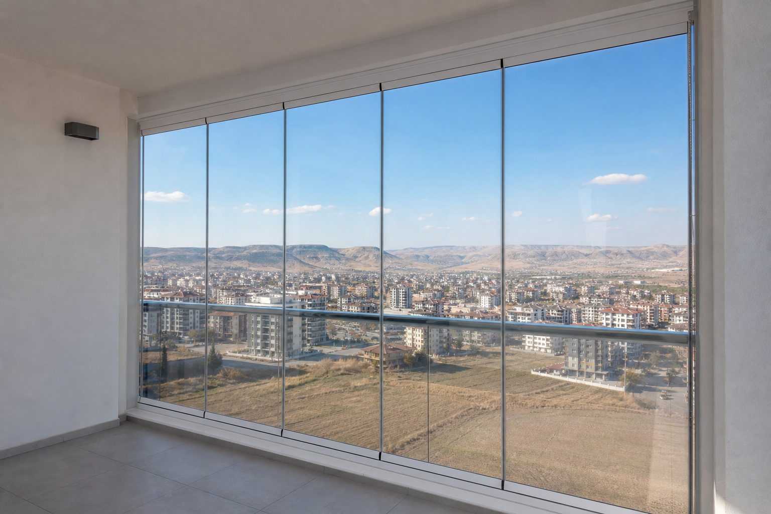 Sürgülü cam balkon sistemi